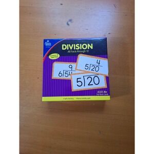Carson Dellosa Divison Flaschards All Facts Through 12 - complete set